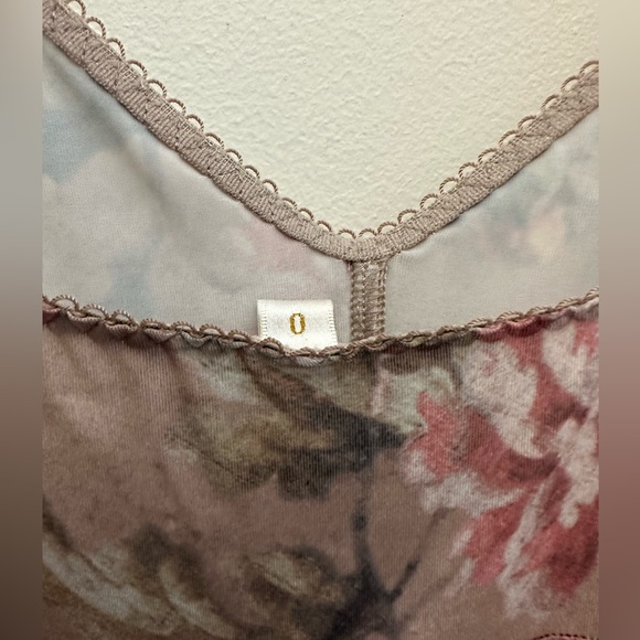 Floral Zimmermann silk short-sleeved, frilly, dress, with slip. Size 0. - Picture 2 of 6